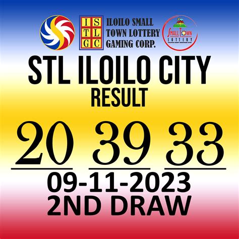 stl result today iloilo|Small Town Lottery (STL) ILOILO Result .